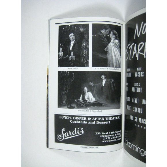Phantom Of Opera 25 Years Playbill June 2003 Macintosh Samantha Hill Joback - Picture 5 of 6